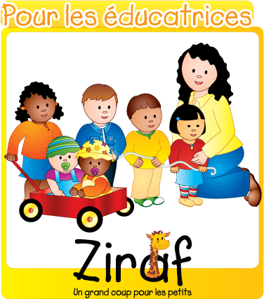 Ziraf : Trousses d'activités Ziraf pour éducatrices en garderie